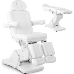 Podiatry kosmetinė kėdė tatuiruočių masažui SPA LA PAZ - balta