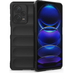 Elastīgs maciņš Xiaomi Redmi Note 12 Pro+ Magic Shield Case, melns