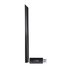 Ārējā USB WiFi 2.4GHz 150Mbps tīkla karte ar 6dBi antenu, melna