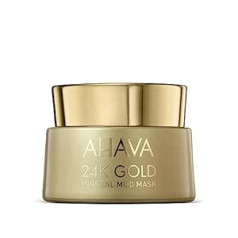 Ahava mineralinio purvo 24k auksinė veido kaukė 50ml