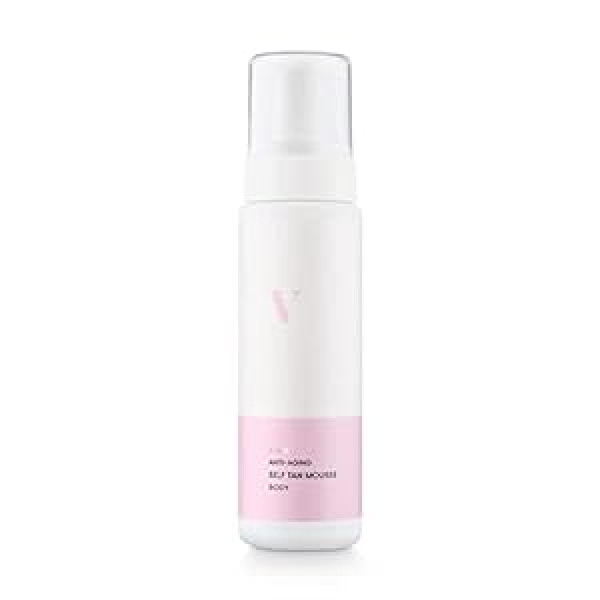 Venicebody Anti-Ageing Self Tan Mousse (200 ml) - pašatdegums ķermenim ar pretnovecošanās kompleksu, ātri žūstošu un nelipīgu tekstūru