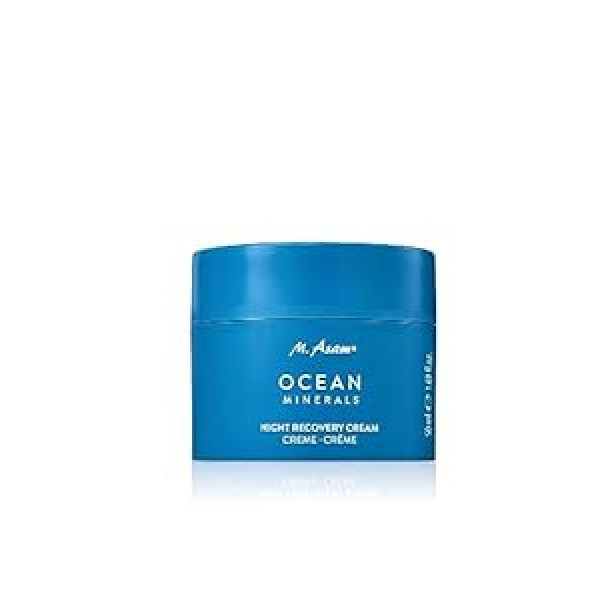 M. Asam Ocean Minerals nakts atjaunojošs krēms (50 ml) - atjaunojošs nakts krēms uzlabo elastību un grumbu sausumu, sejas krēms baro ādu ar keramīdiem, šī sviestu un argana eļļu