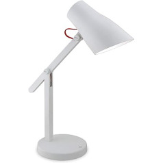 FeinTech LED stalinė lempa su baterijos jutikliniu belaidžiu reguliatoriumi ir įkraunamu USB baltos spalvos
