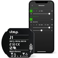 ubisys Zigbee rullo slēģu vadība J1: žalūziju / rullo slēģu izpildmehānisms modernizācijai, lai nodrošinātu viedo ēnojumu jūsu viedajā mājā