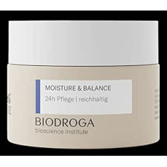 Biodroga 24h Face Cream Rich 50ml - mitrinošs krēms sejas kopšanai nostiprinošs dienas krēms nakts krēms