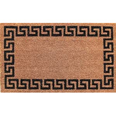 Coco&Coir® Premium kokos Fußmatte | Kokosnussmatte mit rutschfestem PVC | Fußwischer für den Eingangsbereich | für den Außen- und Innenbereich | 45 x 75 cm