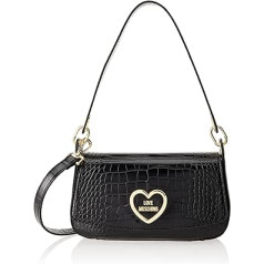 Love Moschino sieviešu melna plecu soma Jc4176pp0hkc0000, melna