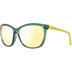 Guess GU7308 60S18 Guess Sonnenbrille GU7308 S18 60 Schmetterling Sonnenbrille 60, Gelb