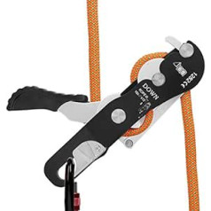 AYNEFY Climbing Abseiling Device Self-Braking Stop Rope Clamp Gripper Rescue Climbing Accessories for 10-12 mm Rope Rescue Equipment Hand Switch Desingned