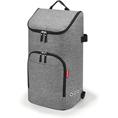 reisenthel citycruiser Bag Twist Blue - iepirkumu ratiņu rāmis City Cruiser un salokāmi transporta ratiņi vienā - ar izturīgu pamatplāksni un kravnesību 20 kg, Twist sudraba, moderna