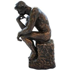 MĄSTYTOJAS Klasikinė Rodino bronzinė meno skulptūra pagal Auguste'ą Rodiną NAUJIENA