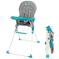 Bambisol kūdikių aukšta kėdutė sulankstoma tvirta, labai kompaktiška, lengva nuimama reguliuojama