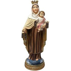 Inmaculada Romero IR Virgin des Carmen figūra 20 cm dekoratīvs pamatnes sveķu siluets