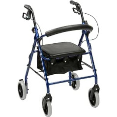 Drive Medical R6BL-23 Aliuminis-Rollator, Blau