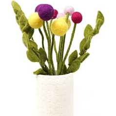Én Gry & Sif ziedi Mātes dienai, Filca ziedi Scandi stilā, Pavasara rotājumi, Mātes dienas dāvana, Elisa