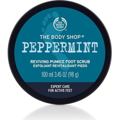 The Body Shop Piparmētru izlīdzinošs pumeks kāju skrubis/Pfefferminz Bimsstein Fuß-Peeling 100ml