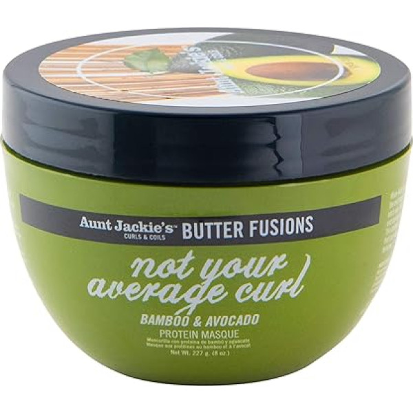 Aunt Jackie's Ne jūsu parastā matu maska - Bambusa un avokado proteīna maska 8 oz 227 g