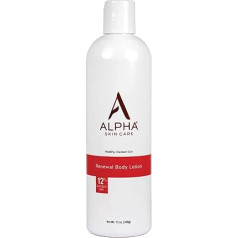 Alpha Ādas kopšanas līdzekļi 735379152318 Revitalise Body Lotion with 12% Glycolic AHA, 12 oz