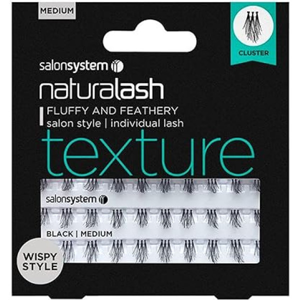 Salon System Naturalash Individual Lashes - Texture (Wispy Style) Medium