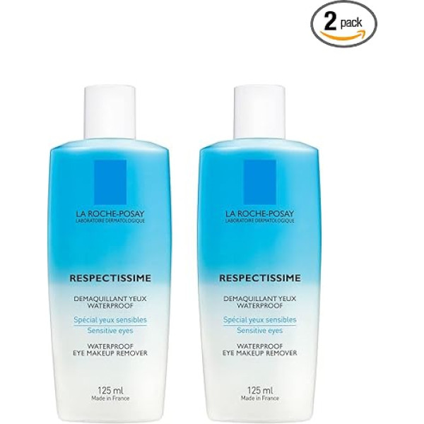 ‎La Roche-Posay La Roche-Posay Respectissime Ūdensnoturīgs acu kosmētikas noņemšanas līdzeklis 2 x 125ml