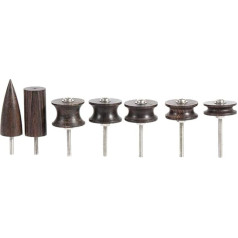 Yosoo Ādas apstrādes instrumentu komplekts Leather-Craft Burnisher Polished Slicker Tool Set 7gab/10pcs (izmērs 7 gab.)