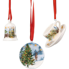 Hutschenreuther Collection Series 2023 At the Christmas Tree Mini Set of 3 Cups