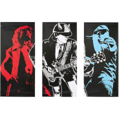 Camera Covers ACDC Music Rock Foto Plakāts Kopējais izmērs 97 x 62 cm XXL