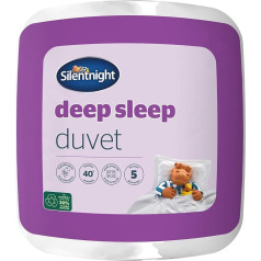 Silentnight Deep Sleep 7,5 Tog sega, 80 % poliesters, 20 % kokvilna, balta, divguļamā gulta