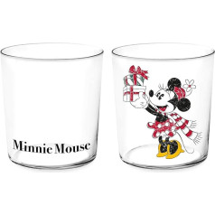 H&H Mickey and Minnie Xmas komplekts no 12 glāzēm 350 cm3 Ziemassvētku brīvdienas Ziemassvētki Ziemassvētki