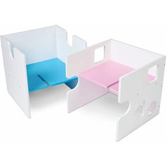 Babybay Babycube, dabiskā apdare balta laka