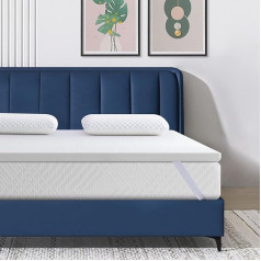 Cqqc Čiužinys Topper Memory Foam 4,5 cm 100 x 200 cm plonas čiužinys Topper plaunamas atminties putų čiužinys su Zip valcavimo čiužinys paaugliams suaugusiems