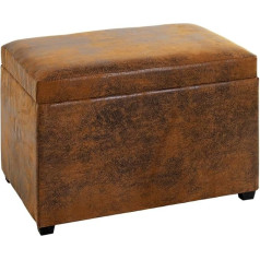 Haku Moebel HAKU Möbel MDF krēsls Vintage Brown D 39 x W 58 x H 42 cm