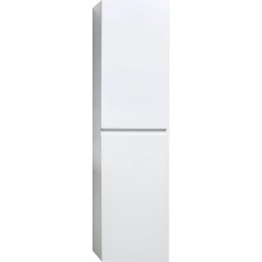 Badplaats B.v. Angela Bathroom Cabinet, 150 cm, High Gloss White, Shelf Cabinet, Tall Cabinet, Furniture Bathroom Cabinet