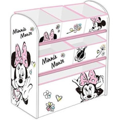 Familie24 Koka rotaļlietu plaukts Minnie Mouse Meitene Meitene Mouse Plaukts organizators Minnie Mouse