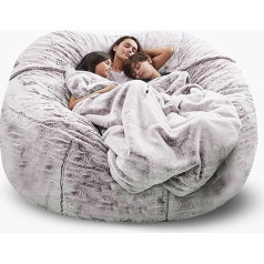 Axfalo Bean Bag Covers Nav pildījuma Mazgājams piepildīta dzīvnieku uzglabāšanas Bean Bag Cover aizvietošanas aizpildāms atmiņas putas