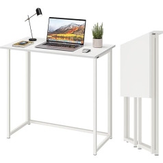 Dripex Sulankstomas rašomasis stalas, kompiuterio stalas namų biurui, mokymuisi