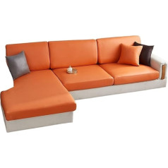 AQQWWER AQQWWER Dīvāna sēdekļa ūdensnecaurlaidīgs spilvena pārvalks, elastīgs sēdekļa pārvalks, mazgājams, putekļu necaurlaidīgs, noņemams pārvalks, aizsargā dīvāna sēdekli