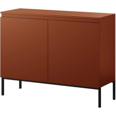 Selsey Bemmi Sideboard with 2 Doors, Brick Red, 100 cm