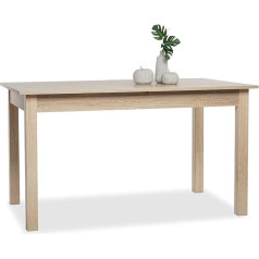 Finori Coburg 001283 Rough-Sawn Oak 120 x 70 cm galds Ēdamistabas galds Virtuves galds