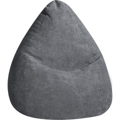 Sitting Point Alfa Bean Bag Velūrs antracīts XL Aptuveni 220 L