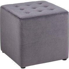 Ac Design Furniture Brynner Stool W 38 x D 38 x H 36 cm Wood Grey