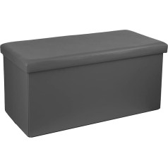 Atmosphera Createur D'interieur Sulankstoma taburetė Double PVC Grey