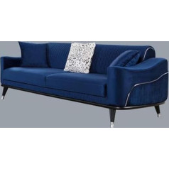 Jv Möbel 3 Seater Sofa Luxury Couchen Upholstery Designer Furniture