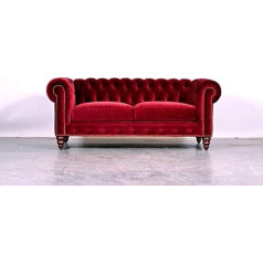 Jvmoebel Chesterfield Sofa 3 Seater Upholstered Designer Couchen Sofa Set 2016-15