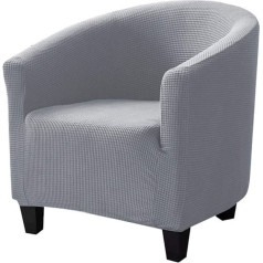 ‎Zc Mall ZC MALL Kluba krēsla slipcover Stretch Armchair Covers, Dīvāns Covers Mēbeļu aizsargs dzīvojamā istaba Krēsls Krēsls krēsls Cover Žakarda Spandekss Couch Covers (kluba krēsls, gaiši pelēks)