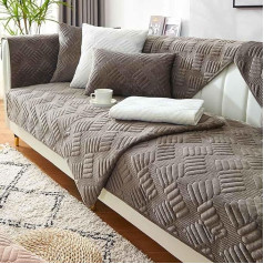 ‎Cugzue Dīvāna pārvalks L forma 1 2 3 4 sēdvietu dīvāns Velvet Sofa Throw Sofa Protector Non-Slip Corner Sofa Washable Sofa Cover Sofa Protection Cat Dog Sofa Throw, J-70 x 70 cm