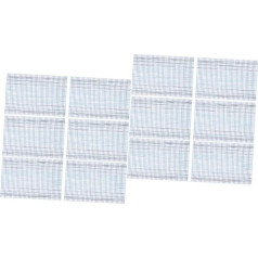 Garneck 12 gab PVC placemat komplekts placemats skrējēji interjera apdares dāvanas dāvanas mājas apdarē dāvanas dzimšanas dienas galda spilveni izolēti sadzīves paklājiņi izolācijas plāksnes