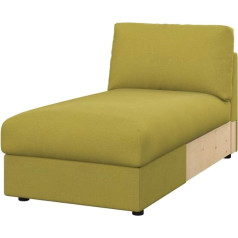 ‎Soferia Soferia saderīgs rezerves pārvalks priekš VIMLE Chaise Longue, audums Softi Dark Yellow (ūdens atgrūdošs), dzeltens