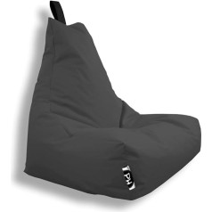 Patch Home Patchhome Gamer Cushion Lounge Cushion Bean Bag krēsla sēdekļa spilvens Piemērots lietošanai iekštelpās un ārpus telpām Gatavs aizpildīts Antracīts XXL 2 izmēros un 25 krāsās