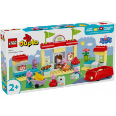 duplo klucīši 10434 peppa pig peppa un lielveikals